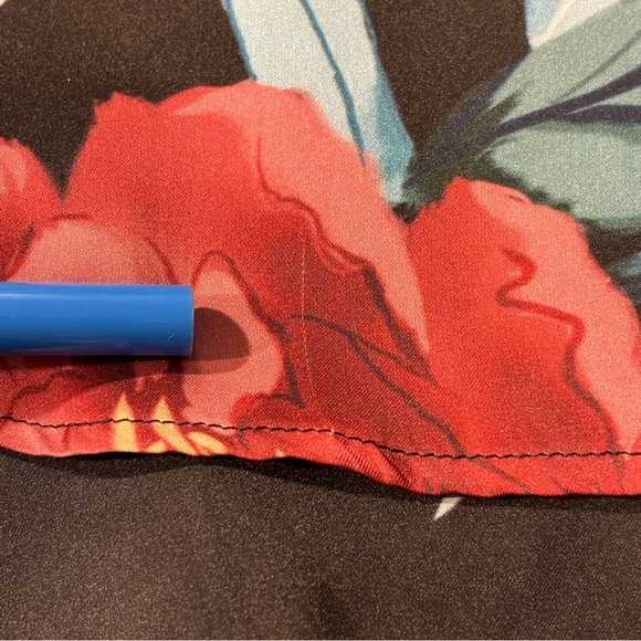 Show Me Your Mumu Candice Crop Top Floral Ruffle Print Woman’s Sz L - Picture 12 of 14